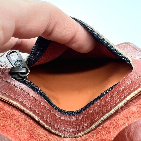 Vintage Genuine Leather Wallet Coin Purse Made In Brazil Bifold 80s 90s - Picture 6 of 10